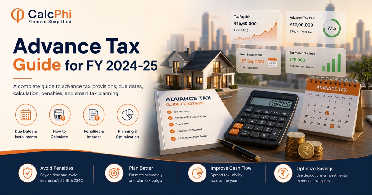 Advance tax guide for FY 2026-27 — due dates, instalments, penalties under 234B and 234C, and smart tax planning