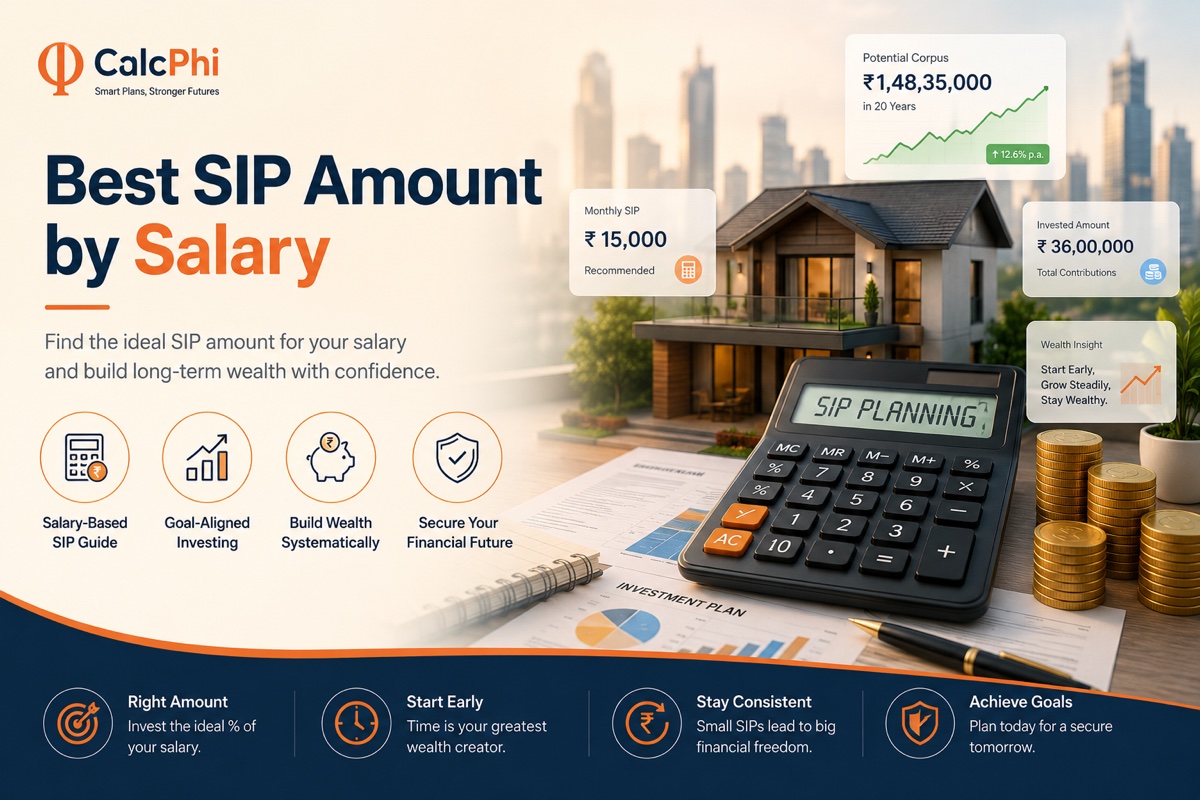 Best SIP amount by salary in India 2026 — salary-based SIP guide for building long-term wealth