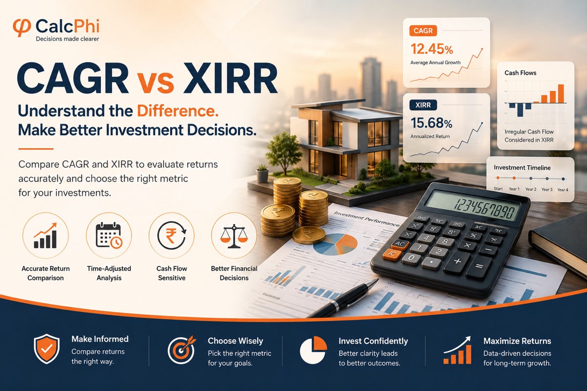 CAGR vs XIRR — understand the difference between return metrics to make better mutual fund investment decisions