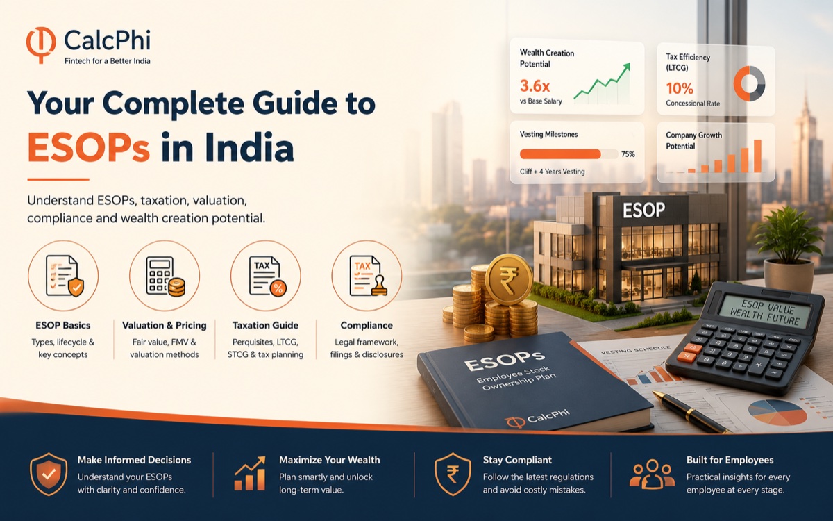 Your complete guide to ESOPs in India — understand ESOPs, taxation, valuation, compliance and wealth creation potential