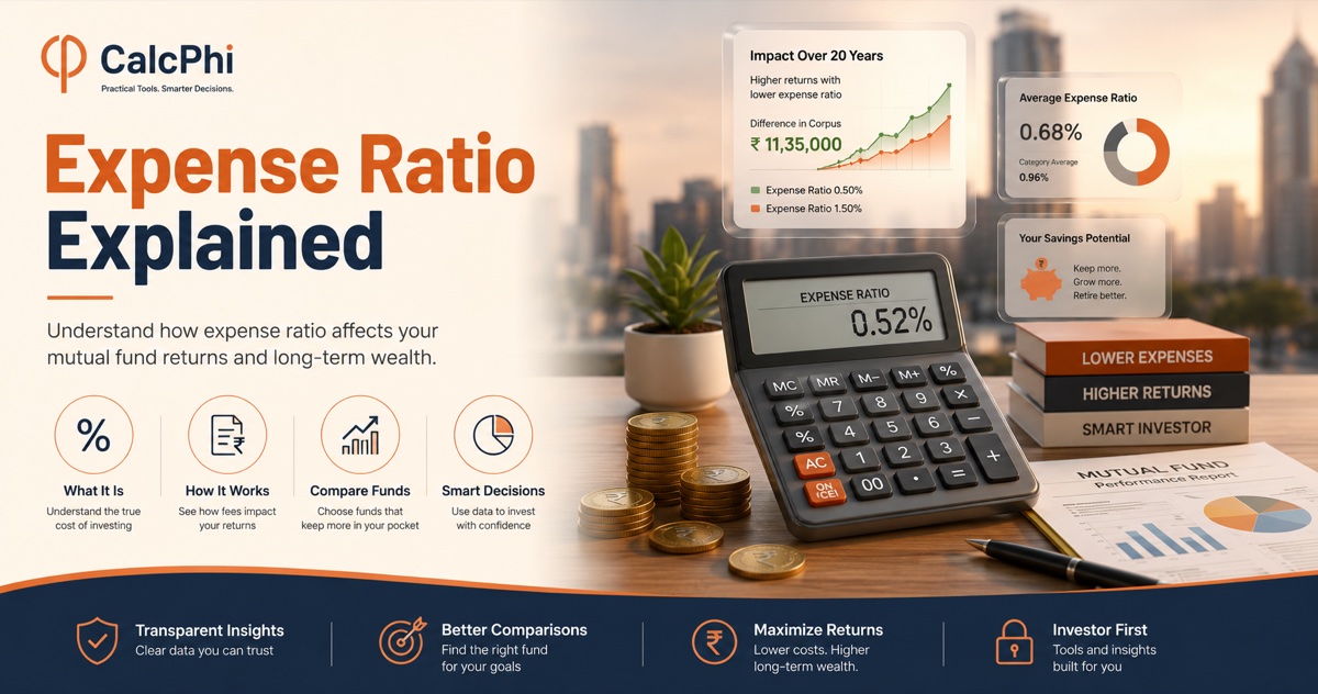 Expense Ratio Explained — how fund charges affect your mutual fund returns