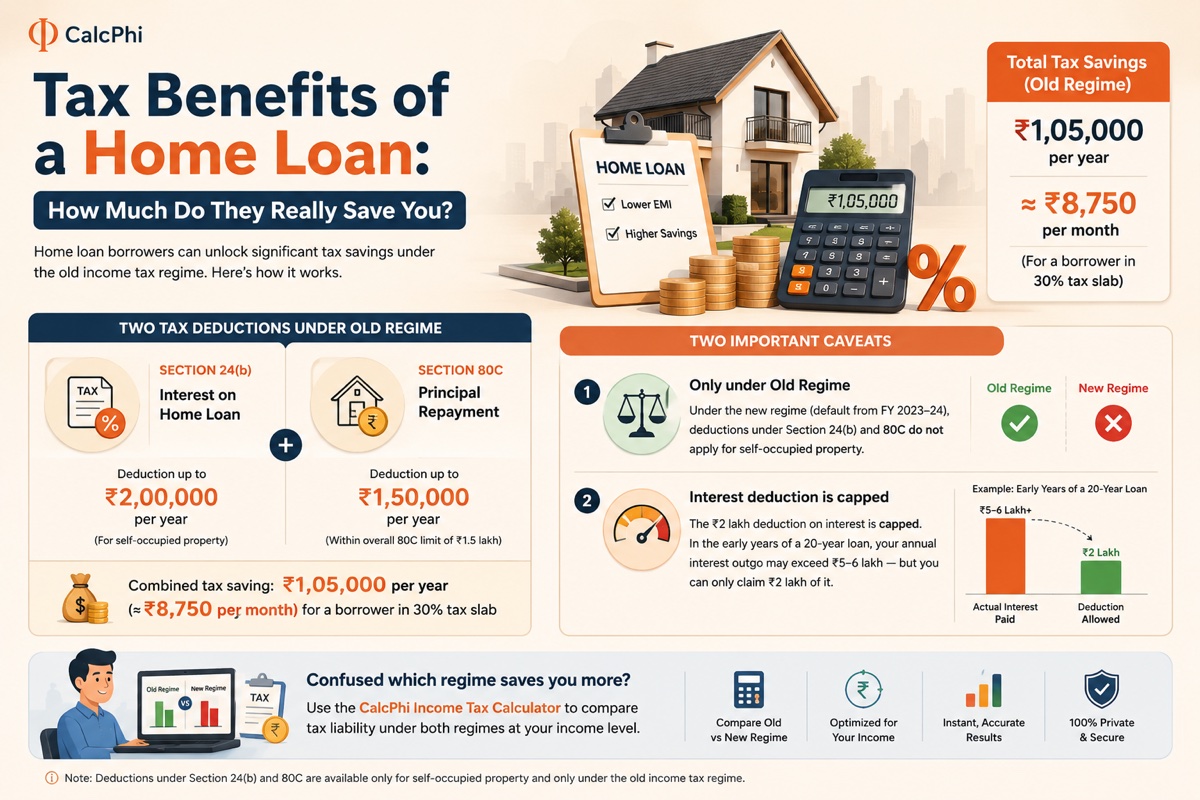 Tax benefits of a home loan in India: Section 24(b) and 80C deductions explained