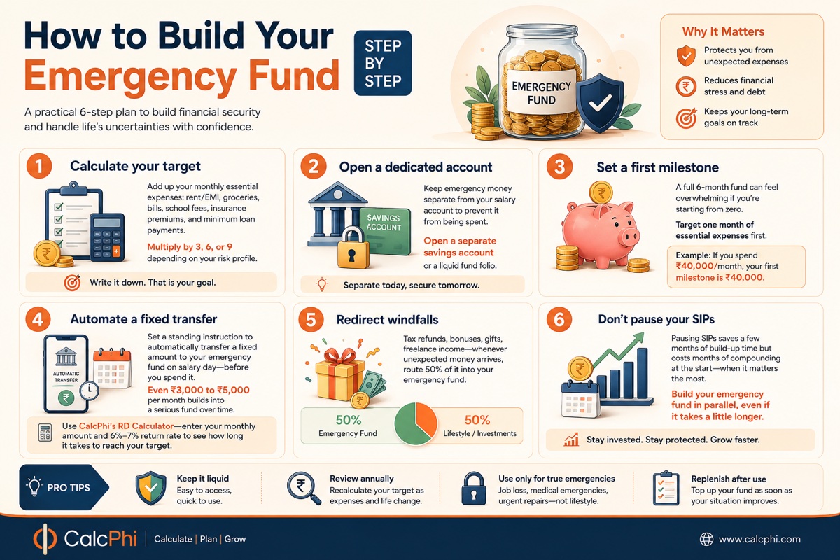 How to Build Your Emergency Fund Step by Step