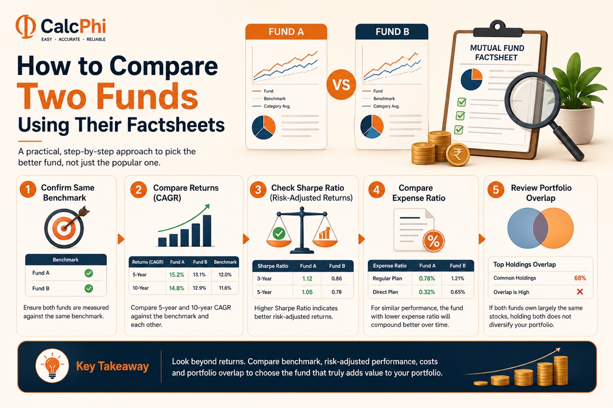 How to Compare Two Funds Using Their Factsheets