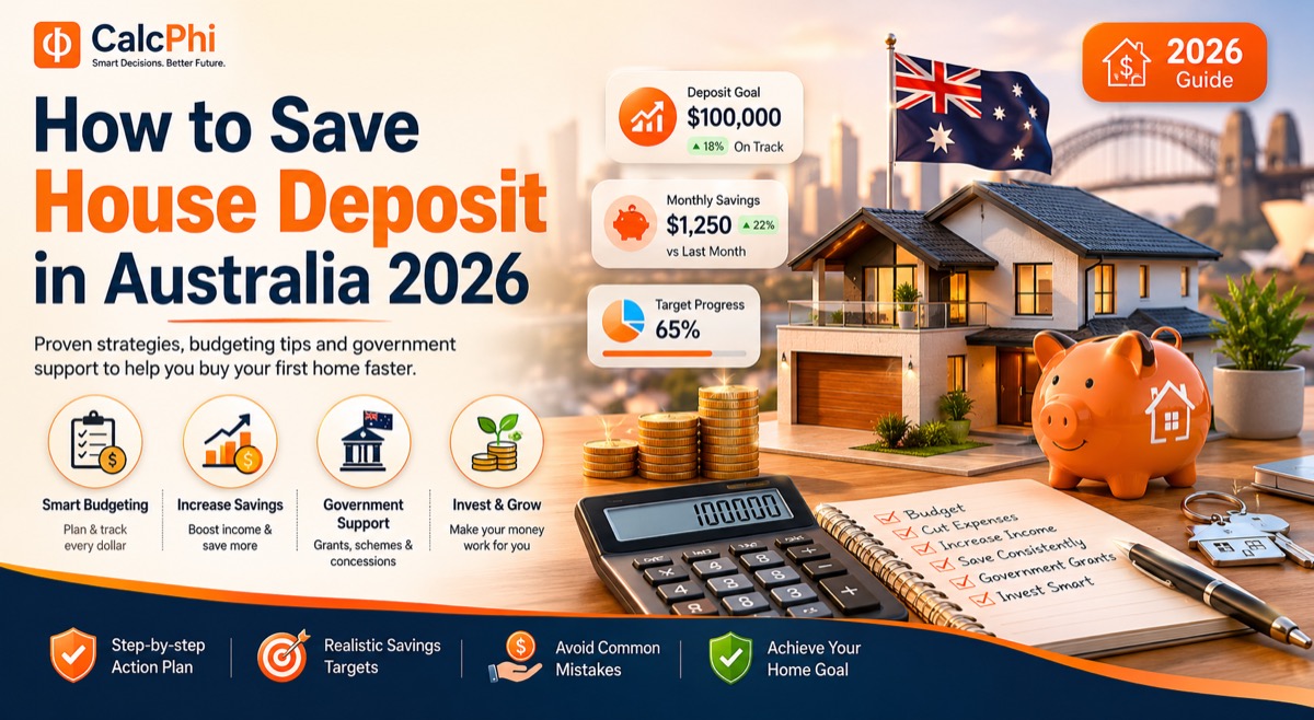 How to save house deposit in Australia 2026 — smart budgeting, government support and proven savings strategies