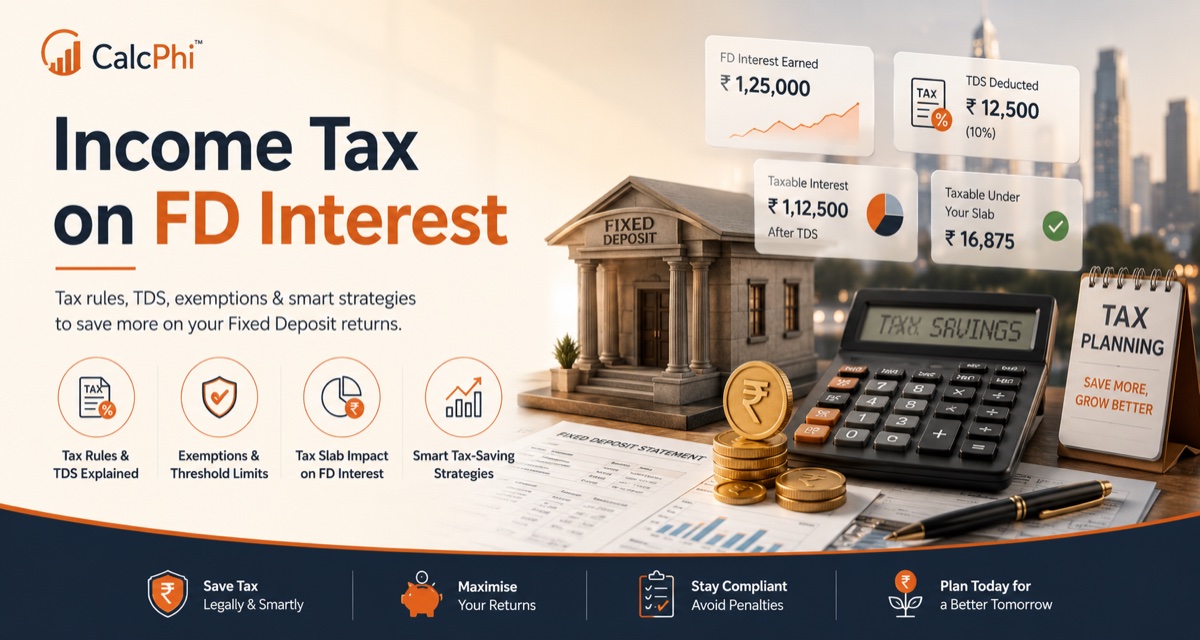 Income Tax on FD Interest — TDS rules, exemptions and tax-saving strategies