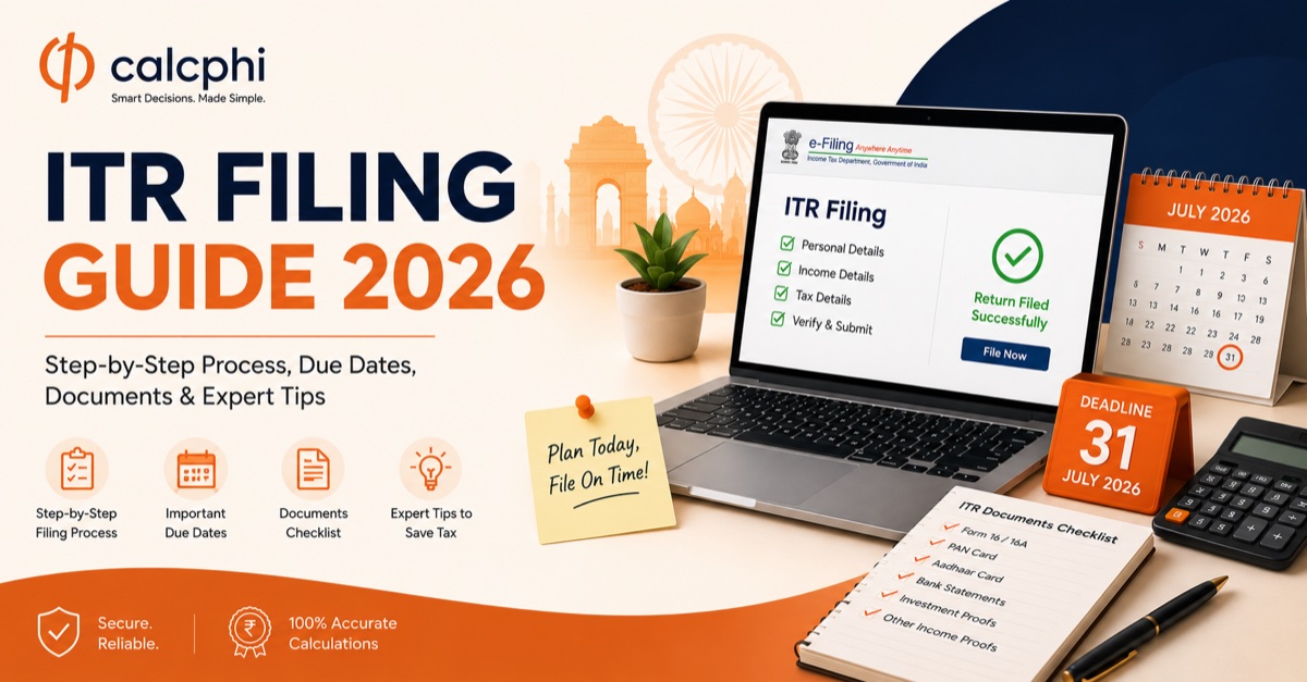 ITR Filing Guide 2026 — step-by-step process, due dates, documents checklist and expert tips for AY 2026-27