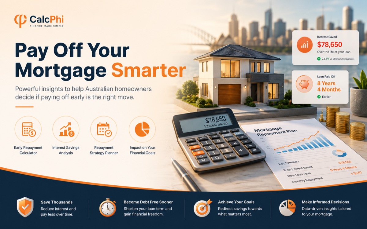 Pay off your mortgage smarter in Australia — early repayment strategies, interest savings and becoming debt free sooner