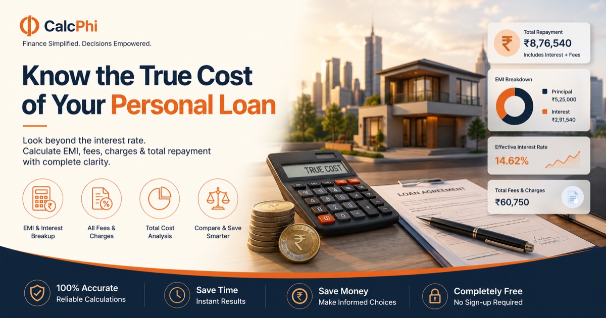 Know the True Cost of Your Personal Loan — CalcPhi