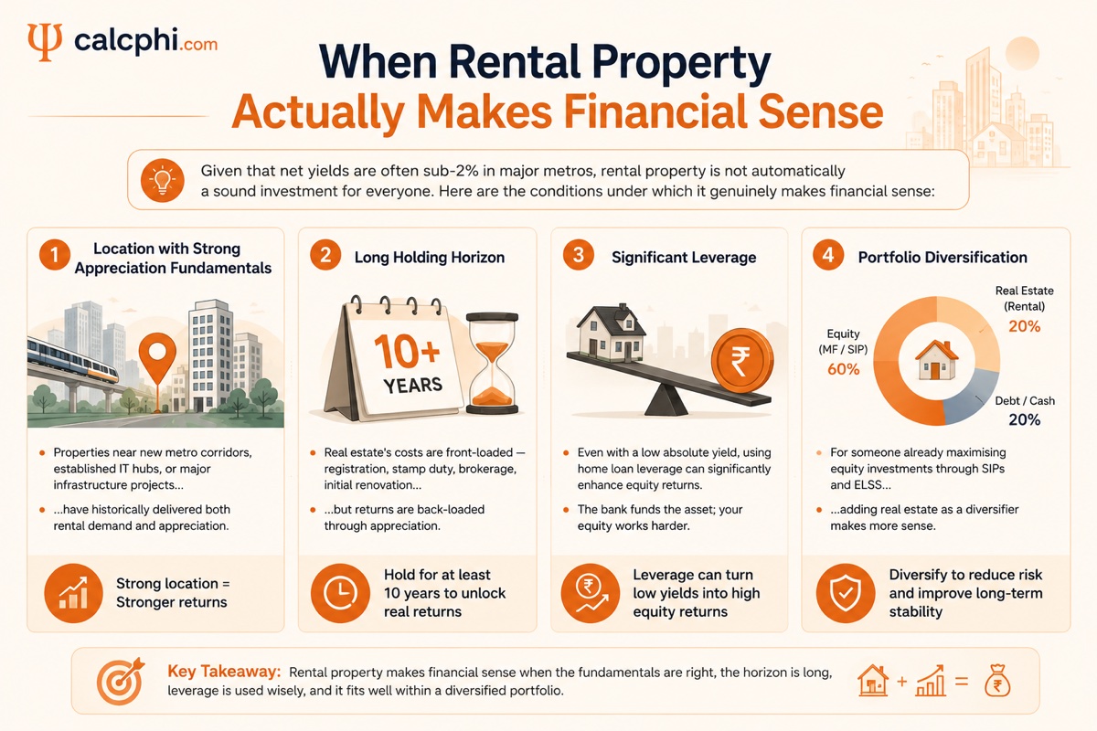 When Rental Property Actually Makes Financial Sense