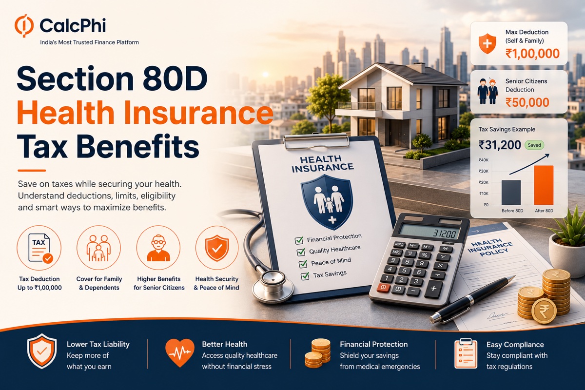 Section 80D health insurance tax benefits: deductions up to ₹1 lakh for self, family and senior citizen parents