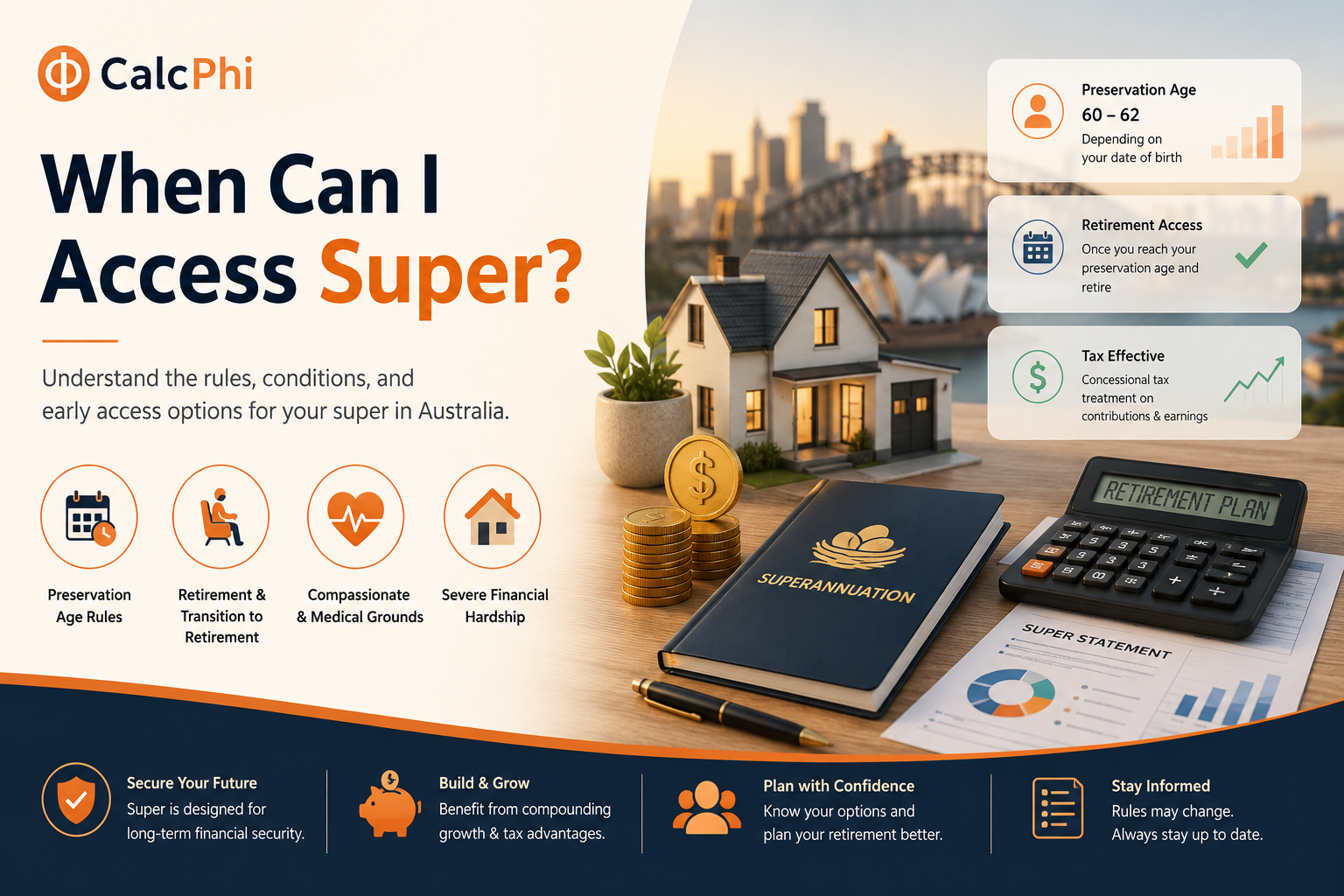 When can I access super in Australia — preservation age rules, retirement access and early release conditions